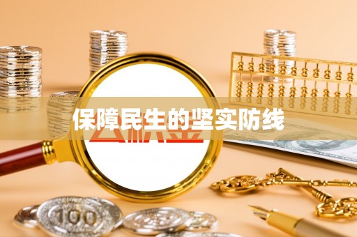 沂源保障民生的坚实防线